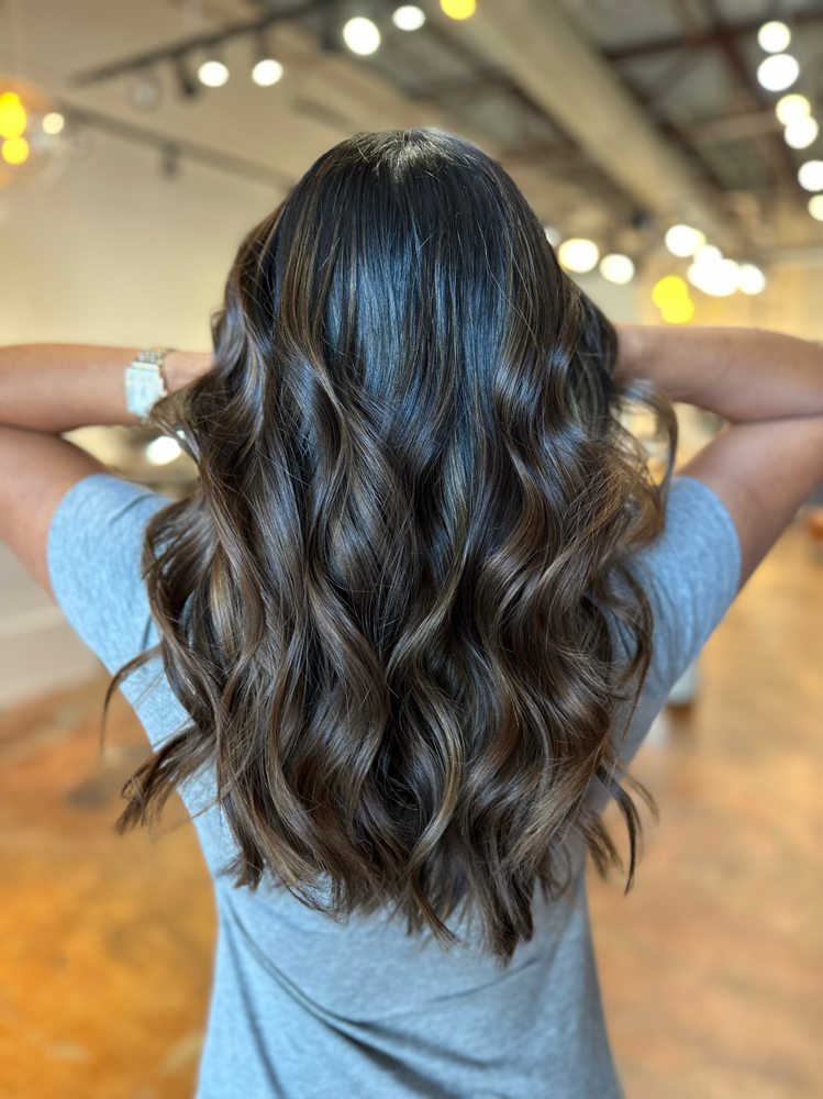 Base Coverage With Highlight at Guahan Colorist in Charleston, SC