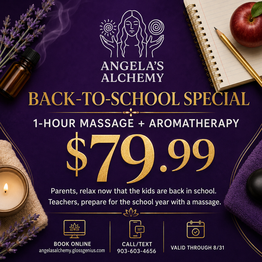 Back To School at Angela's Alchemy in Terrell, TX