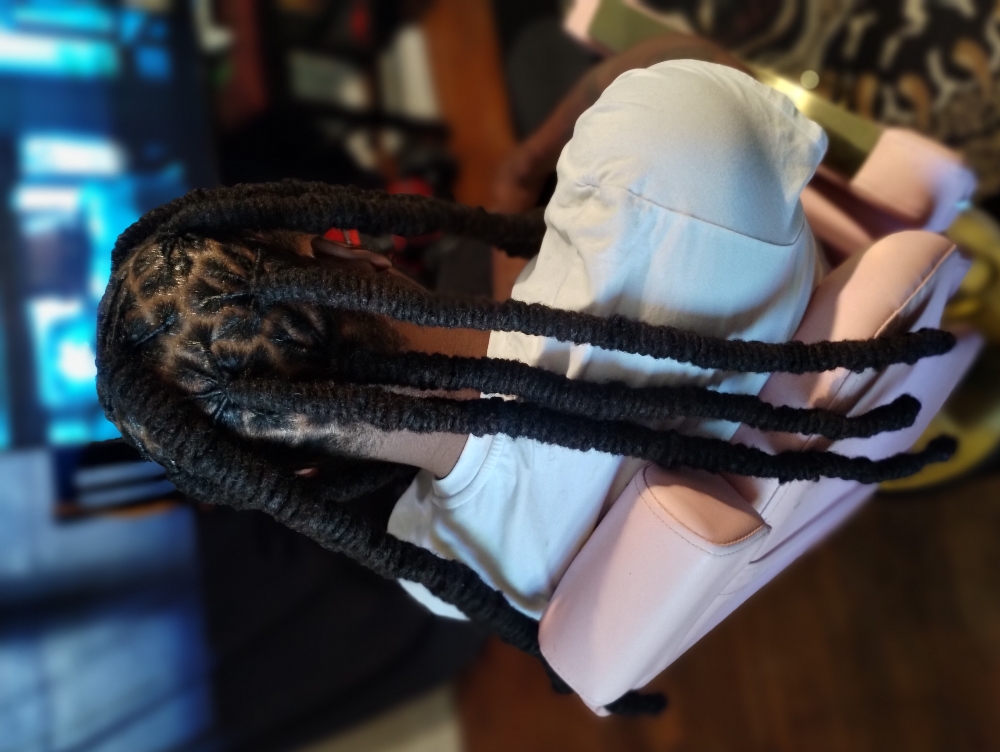 Locs Retwist W/ Style