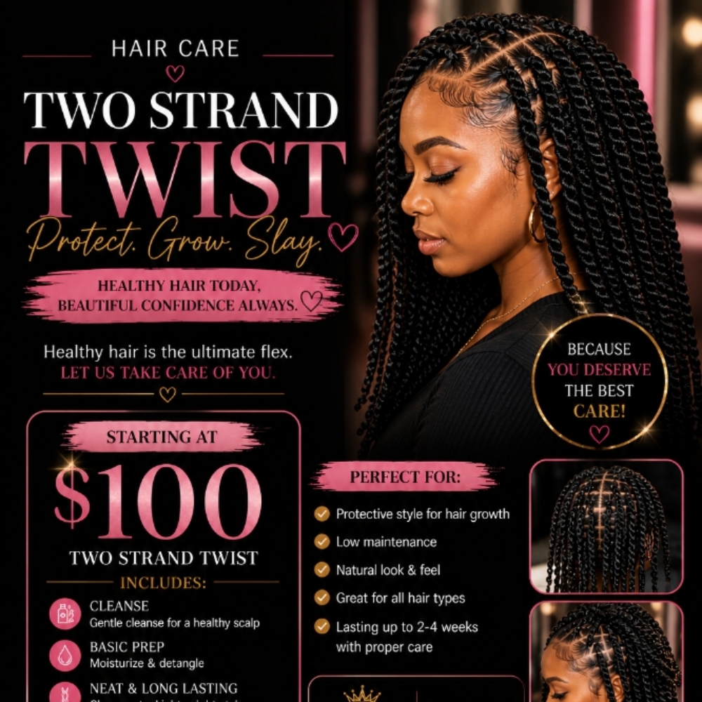 Two Strand Twist at Top Tier Beauty Experience in Cincinnati, OH