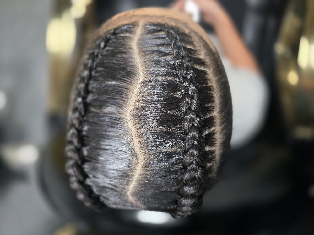 Half Head 2 Cornrows