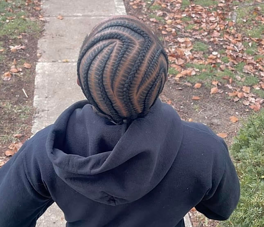 men braids