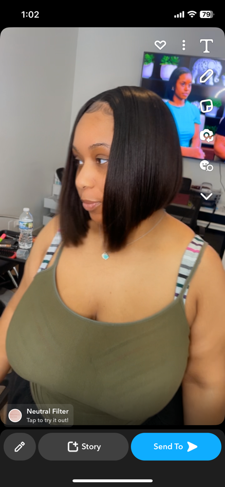 Middlepart Quick Weave