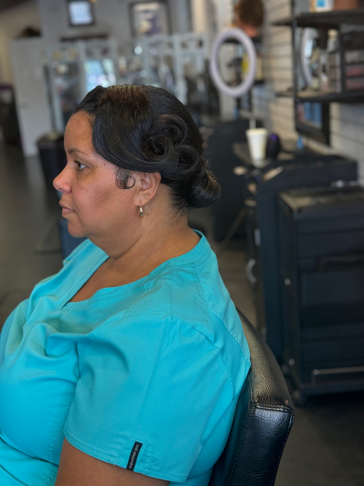 Formal Updo at Meili by J in Wilmington, NC