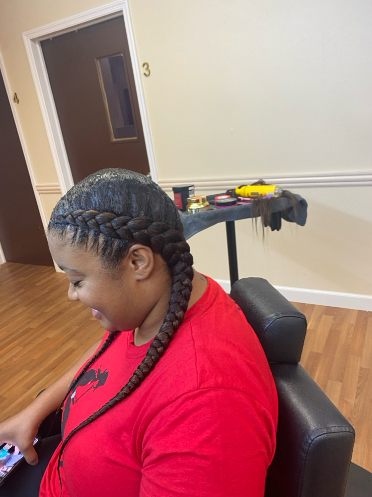 2 Feed In Braids