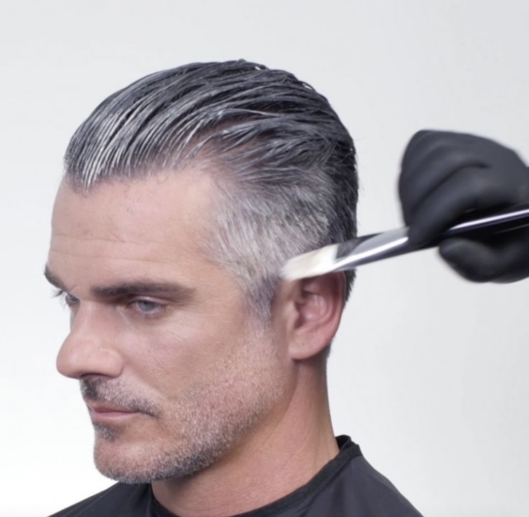 Hair coloring Grey Blending