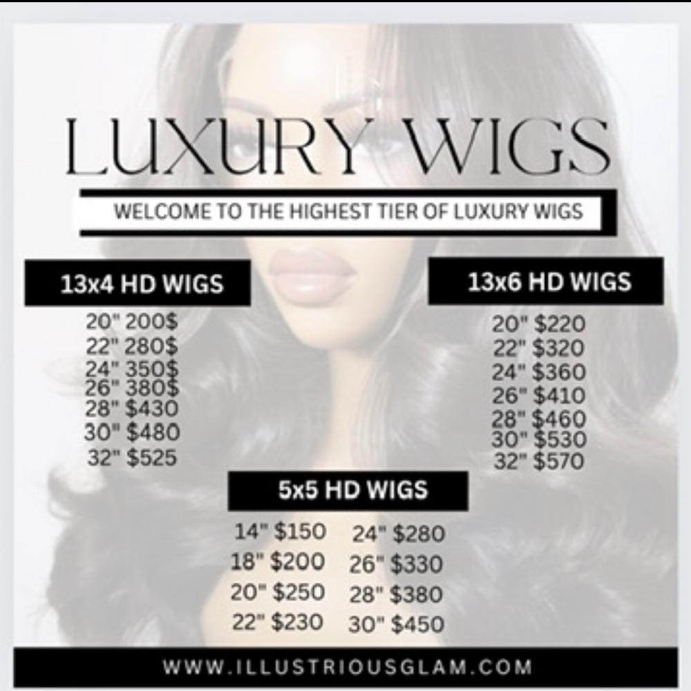 Custom Wig at Illustrious Glam in Los Angeles, CA