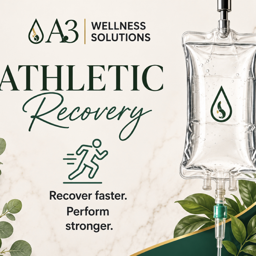 Athletic Recovery IV | Recover & Re at A3 Wellness Solutions in Freeport By, NY