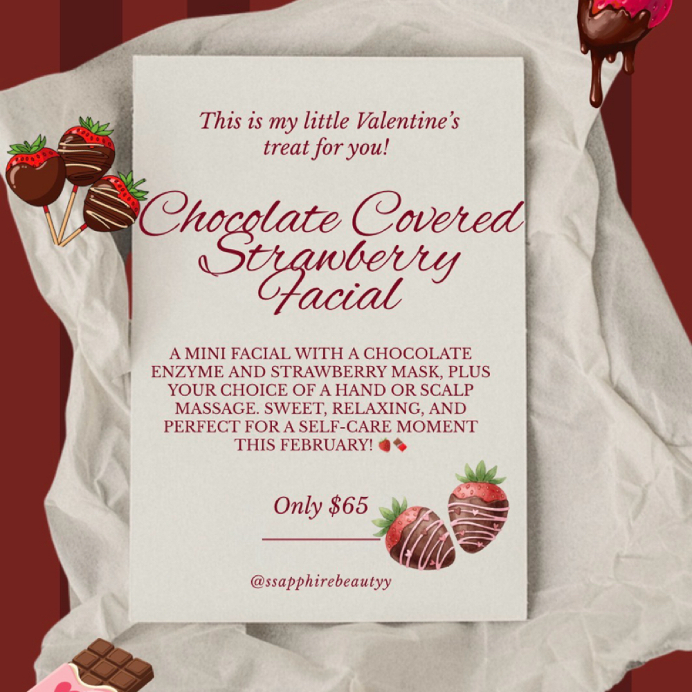 Chocolate Covered Strawberry Facial