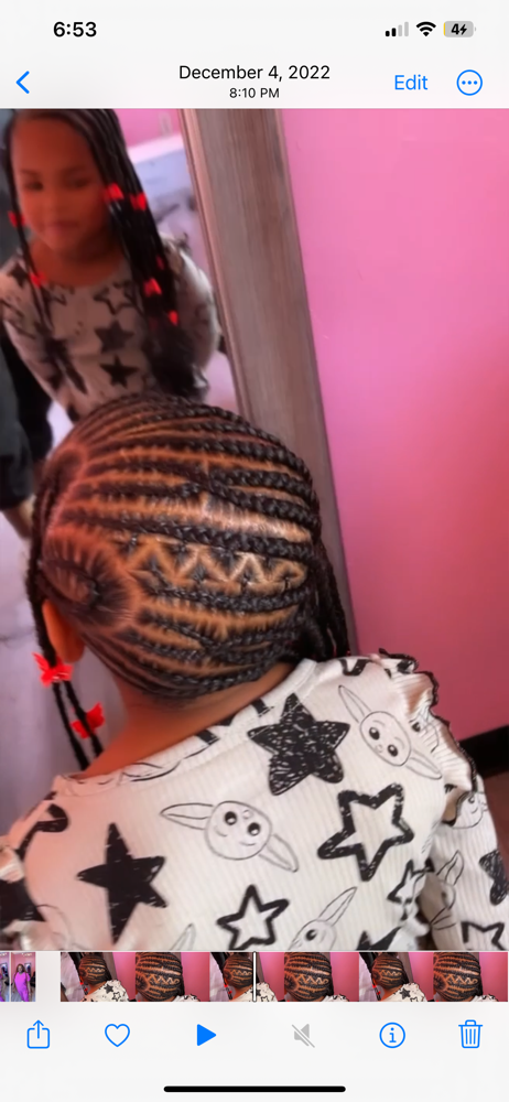 Kids lemonade Braids  (4-12)