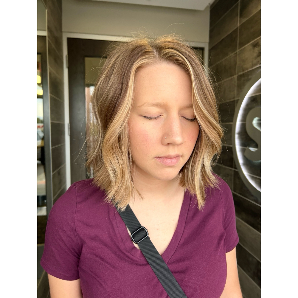 Face Framing Foil + Haircut