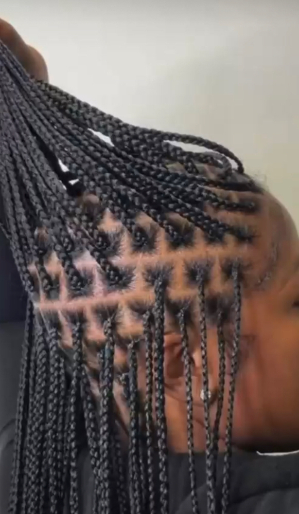 Extra Small Knotless Braids