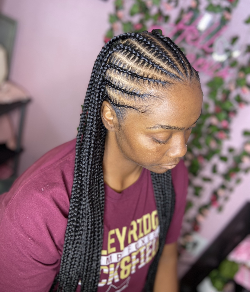 Large Fulani Braids