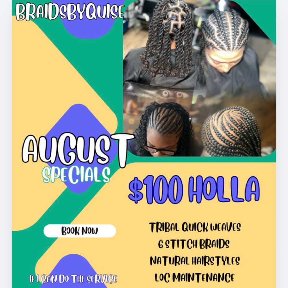 $100 Holla at BraidsByQuise in Tempe, AZ