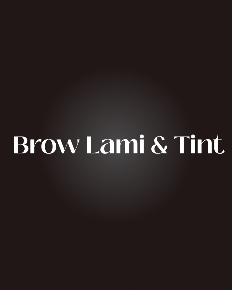Brow Lamination & Tint