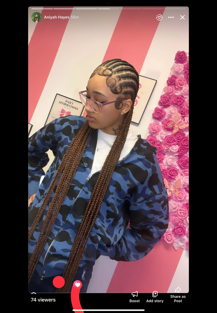 Small Straight Back (12+)