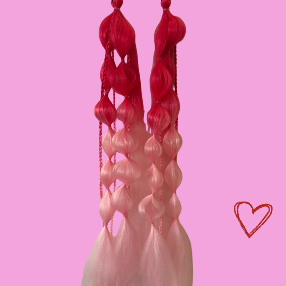 Festival Braids - Cupid Rave at Happy Scalp in Grants Pass, OR