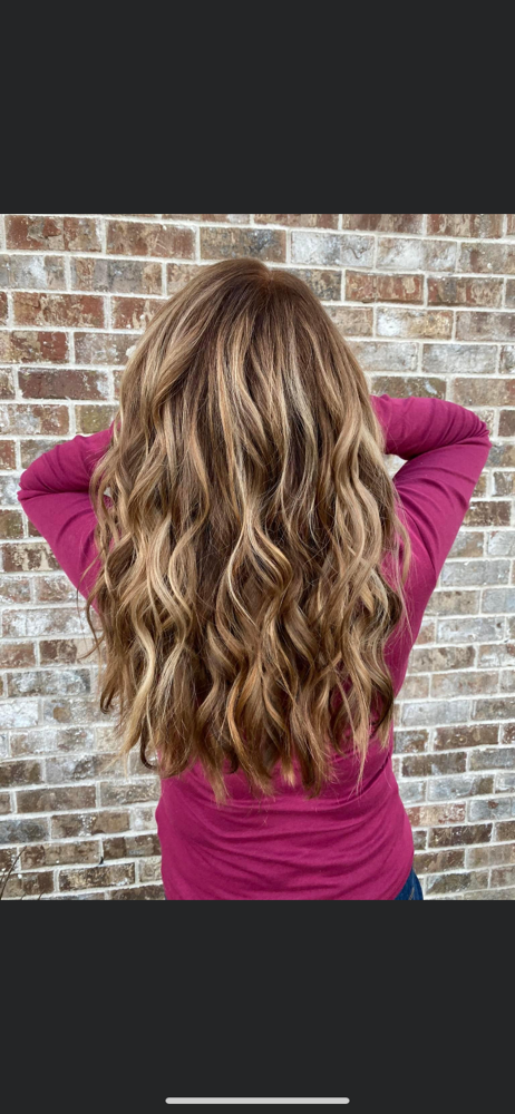 Reverse Balayage + Cut