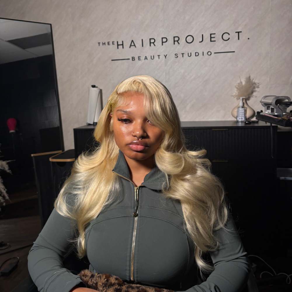 Wig install at Thee Hair Project in Riverdale Park, MD