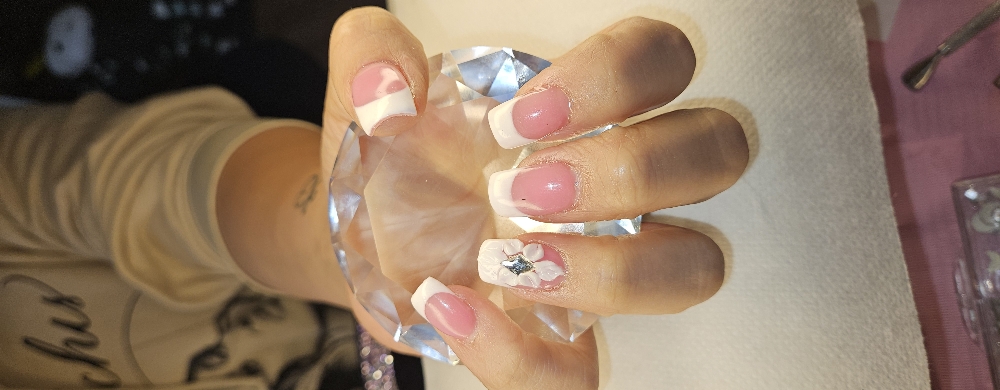 French Tip Acrylics at Karen Garcia/ traviesas nails in Carson City Nevada, NV