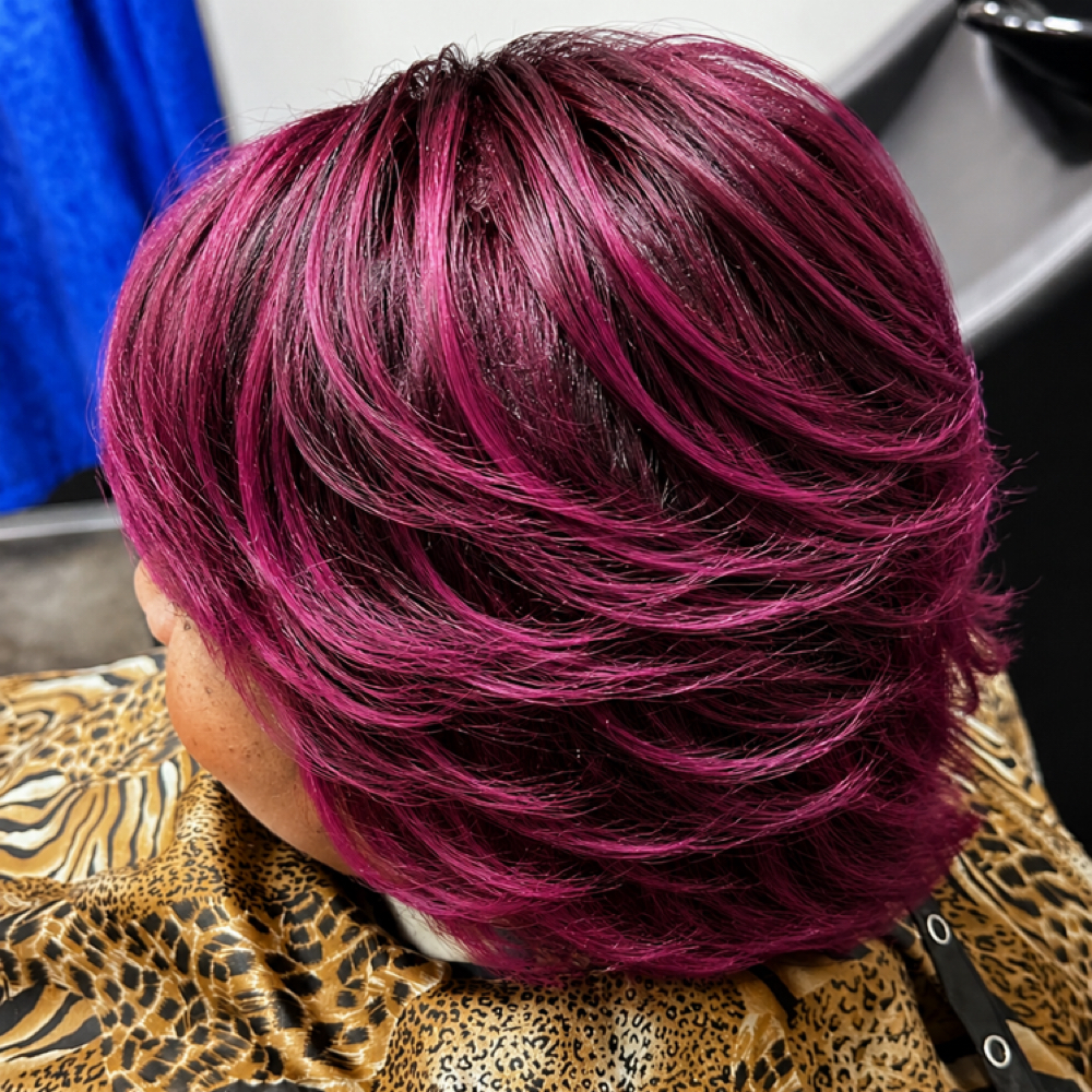 Shampoo, Conditioner & Flatiron at Rhonda's Diamond Dust Beauty Lounge in Temecula, CA
