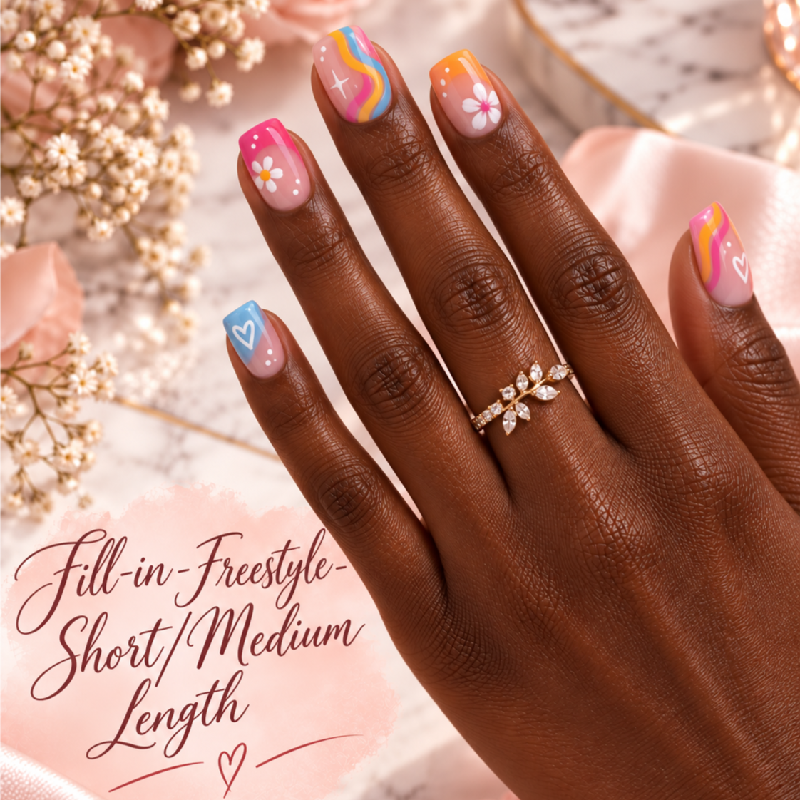 Fill-in - Freestyle (Short/Medium) at Forté Nail Spa in Toledo, OH