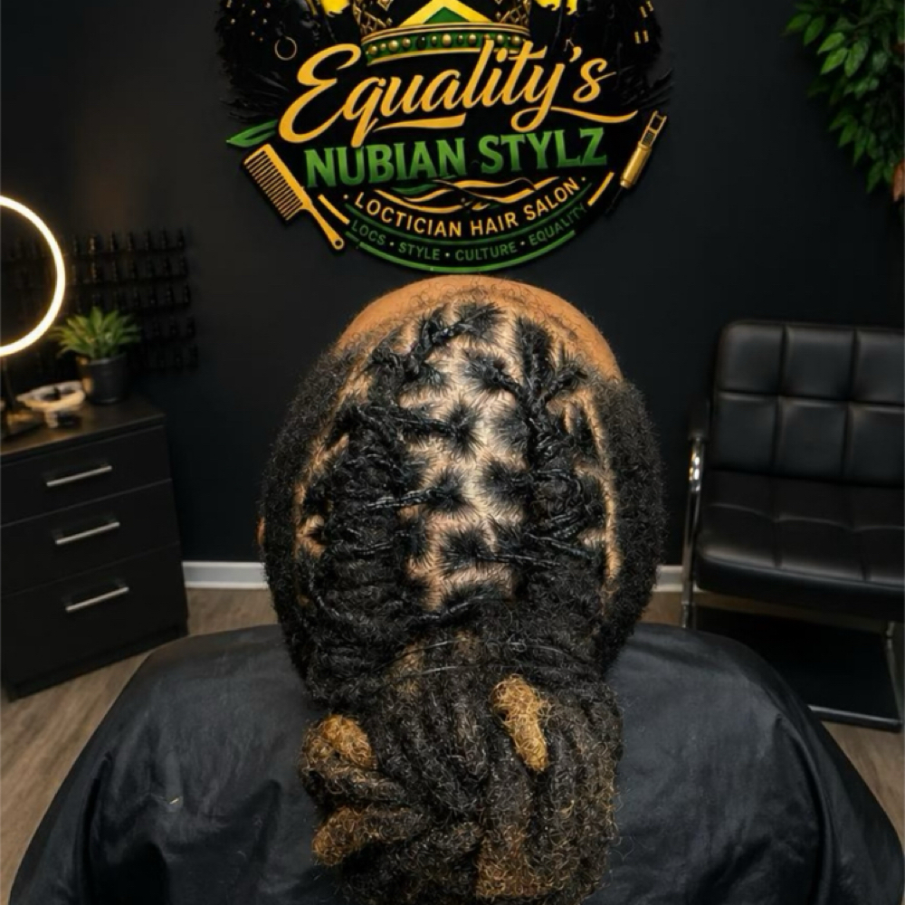 Half Head Retwist & Style at Equality’s Nubian Stiylz in Hampton, VA