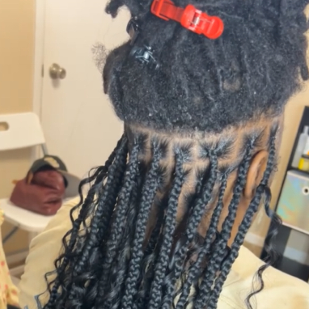 Add On- Braids Over Loc at KandyKreations in Monroe, LA