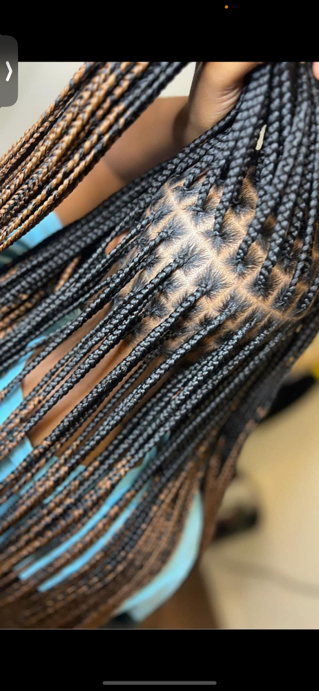 Small Knotless Braids