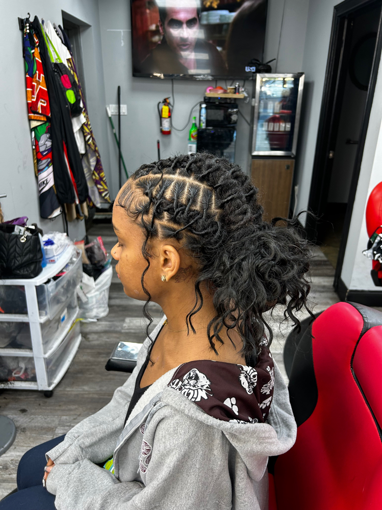Loc Barrels w/ added hair