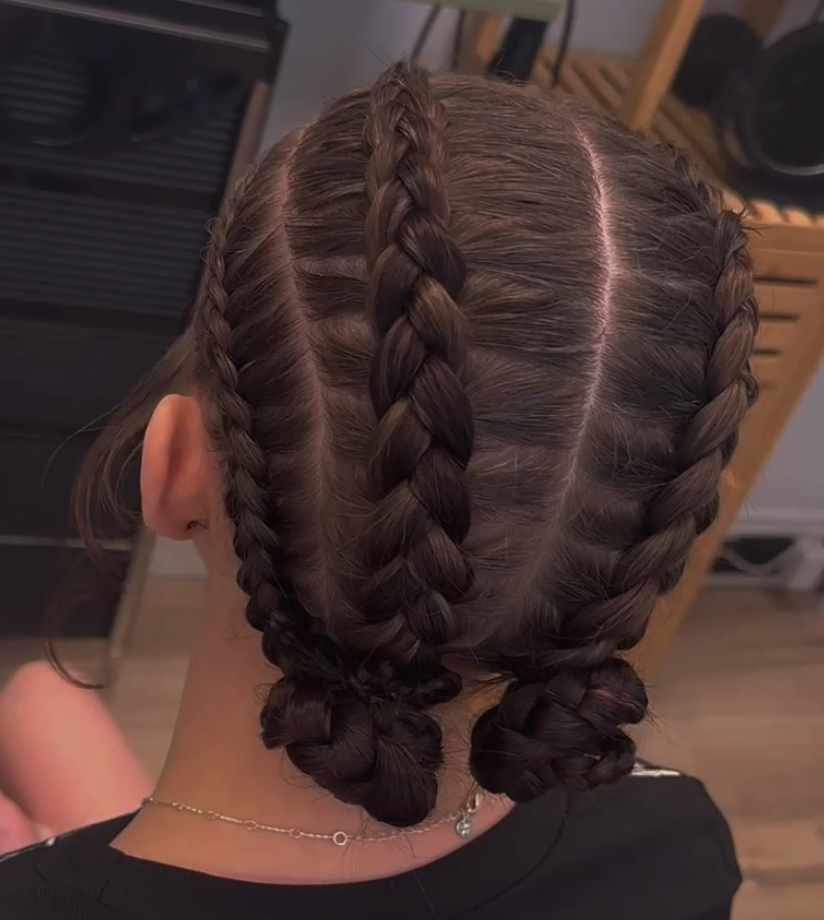 4 Braids at K.E. Beauty by Kelsey Roach in Niles, OH
