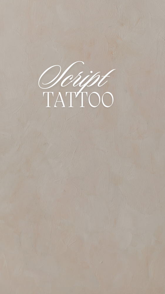 Script Tattoo