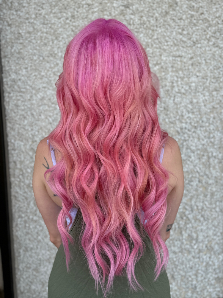 Full Balayge/Ombre With Pop Color