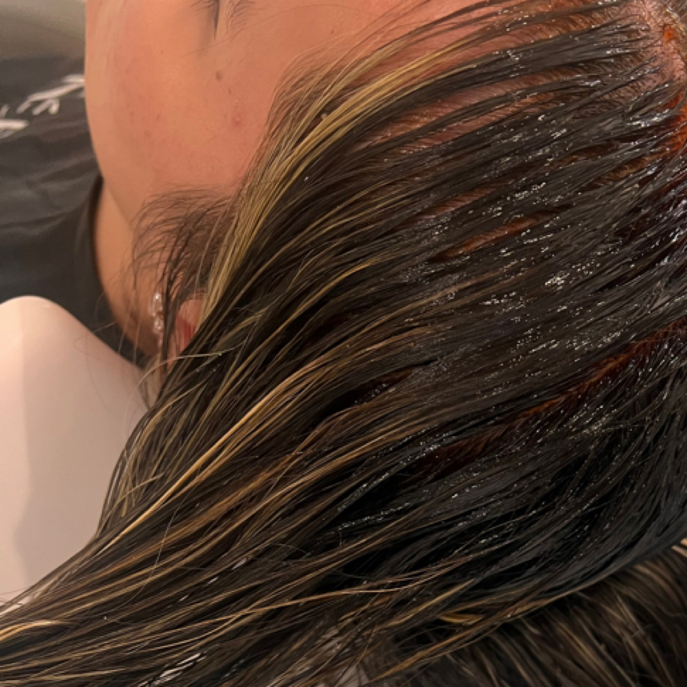 Blowout After Color Service at jbrownbeauty in Canton, GA