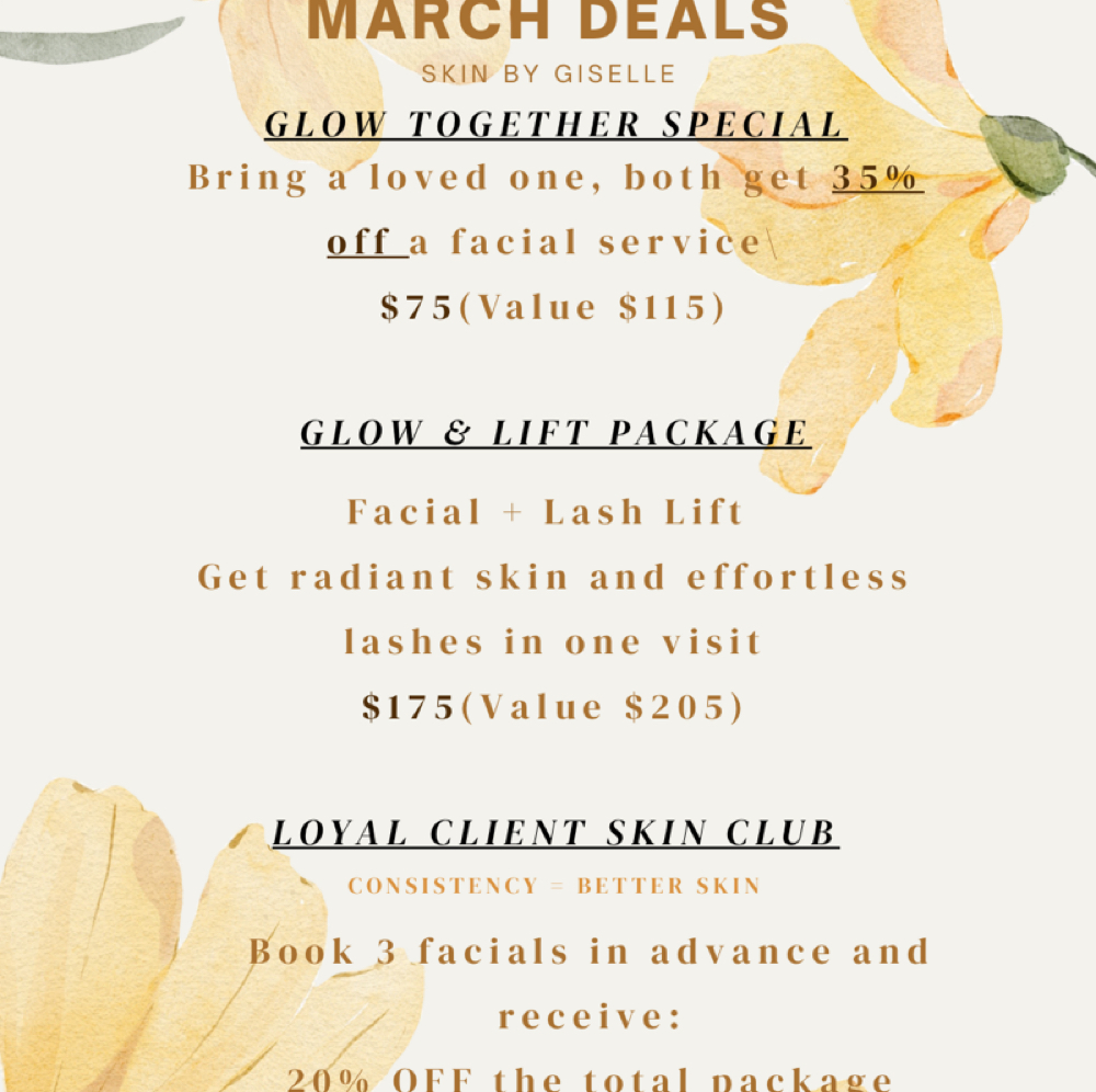 March Deal! at Skin by Giselle in Commerce City, CO