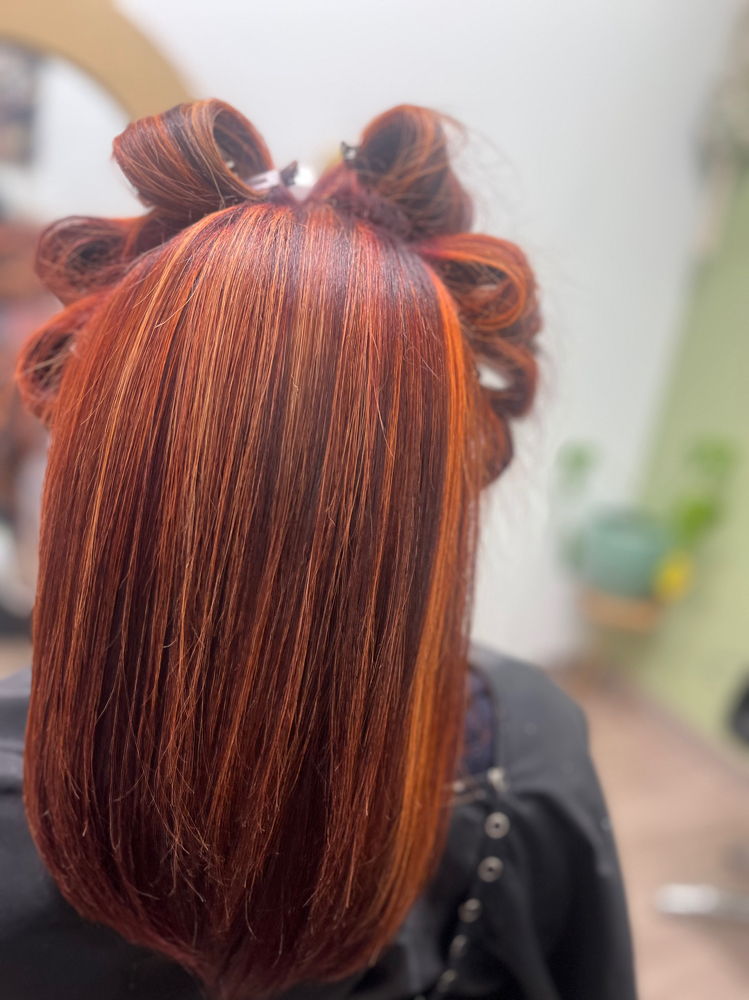 ALL OVER COLOR W/ HIGHLIGHTS