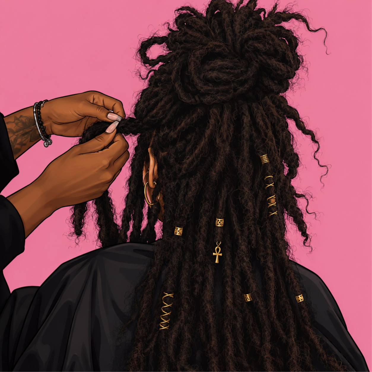 Loc style ONLY at Naturally Crisp in Greensboro, NC