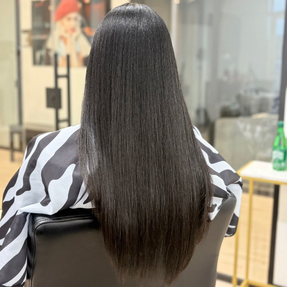 Luxury Silk Press + Scalp Therapy at CeeStrength | The Beauty Professional in Cypress, TX