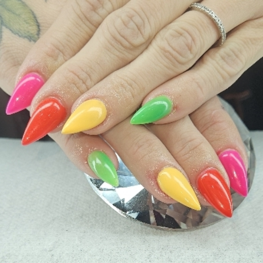 Color Nails Acrylics at Karen Garcia/ traviesas nails in Carson City Nevada, NV