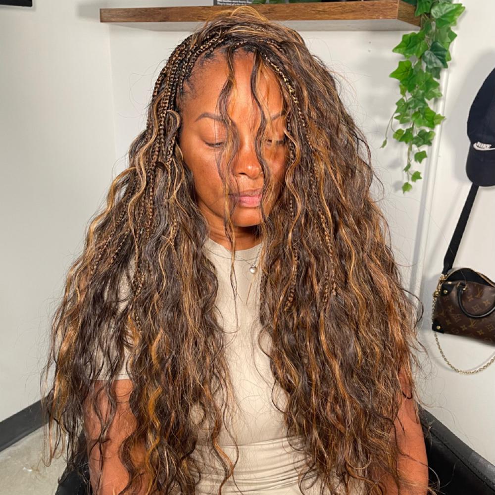 Medium Knotless Goddess Braids 2.0 at Coilz in Smyrna, GA