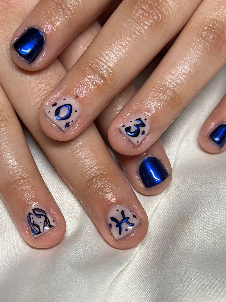 gel polish mani