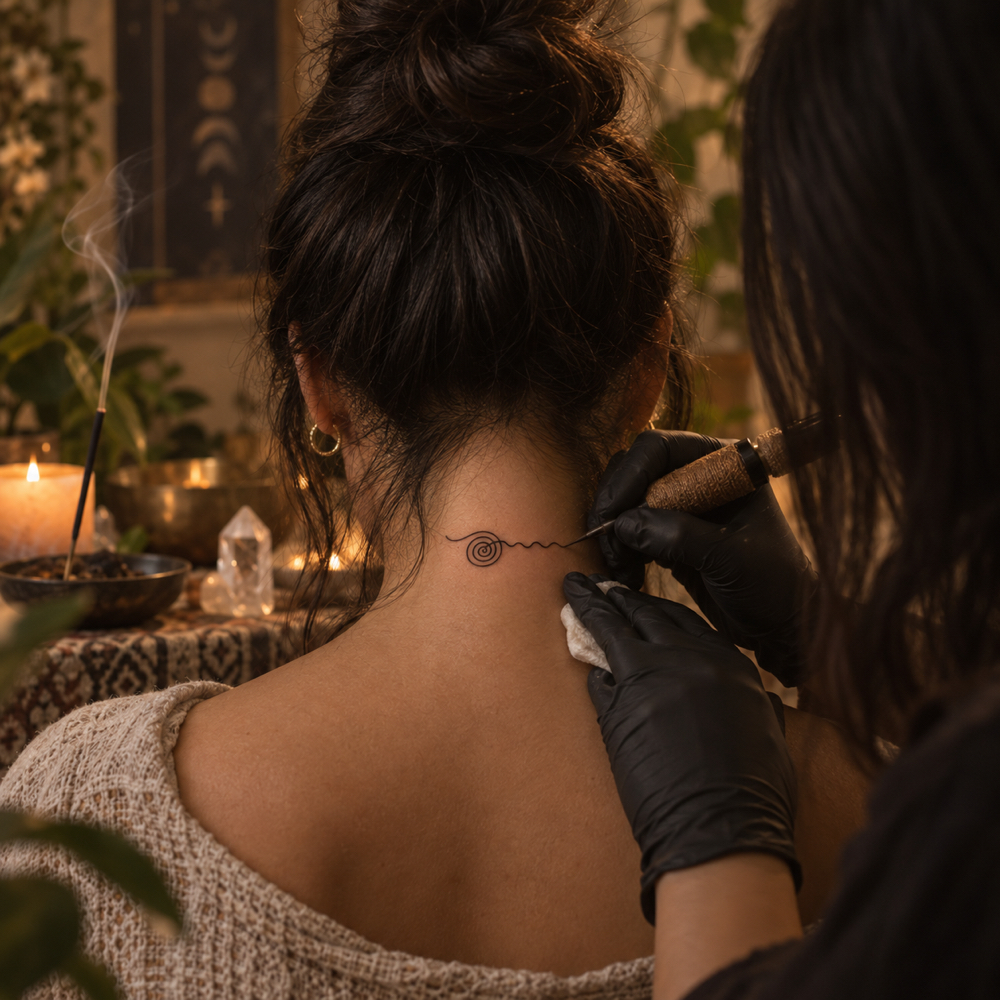 BioGeometry Signature Ceremony at Lotus Path Tattoo Studio in El Cajon, CA