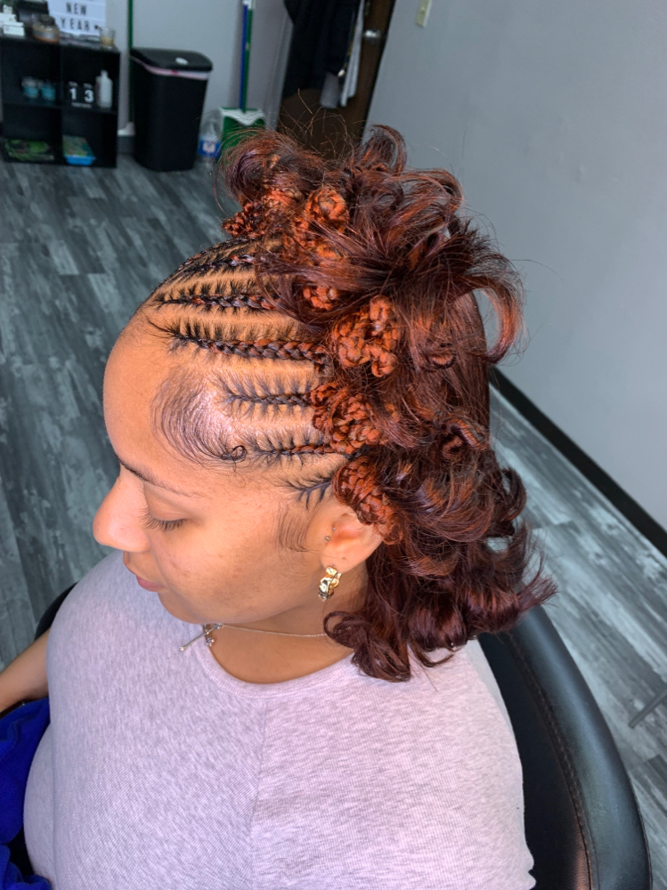 Half x Half Styles at Her Mane Studio in Houston, TX