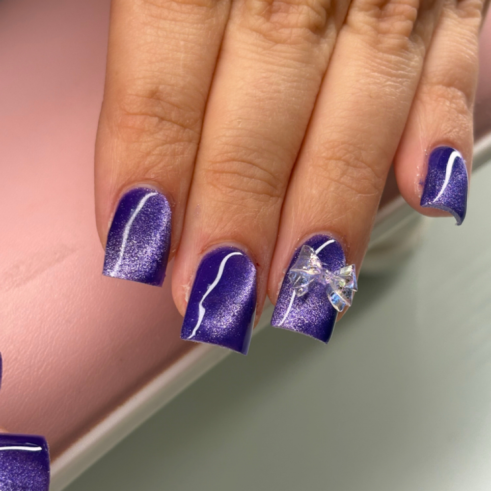 Short Acrylic fill at SlayedByC in Canton, OH
