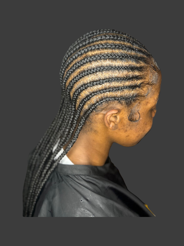 Straight Back Small Braids