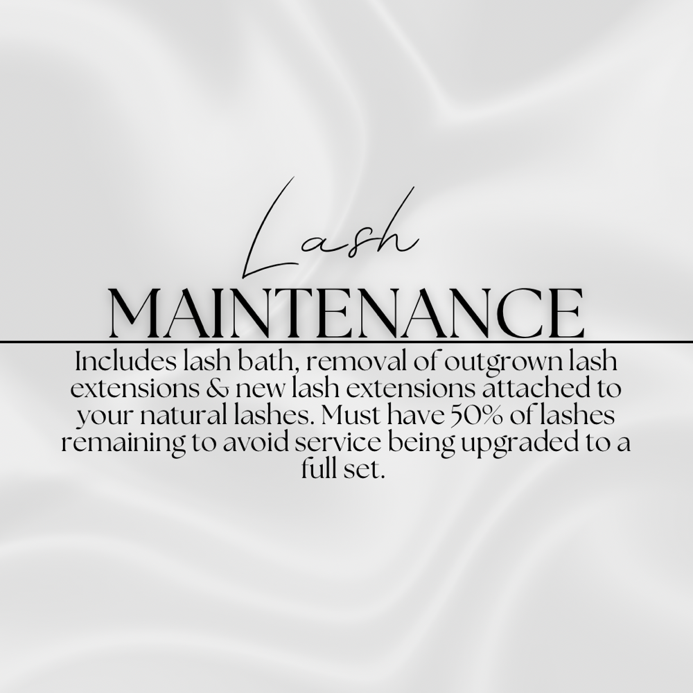 Lash Maintenance
