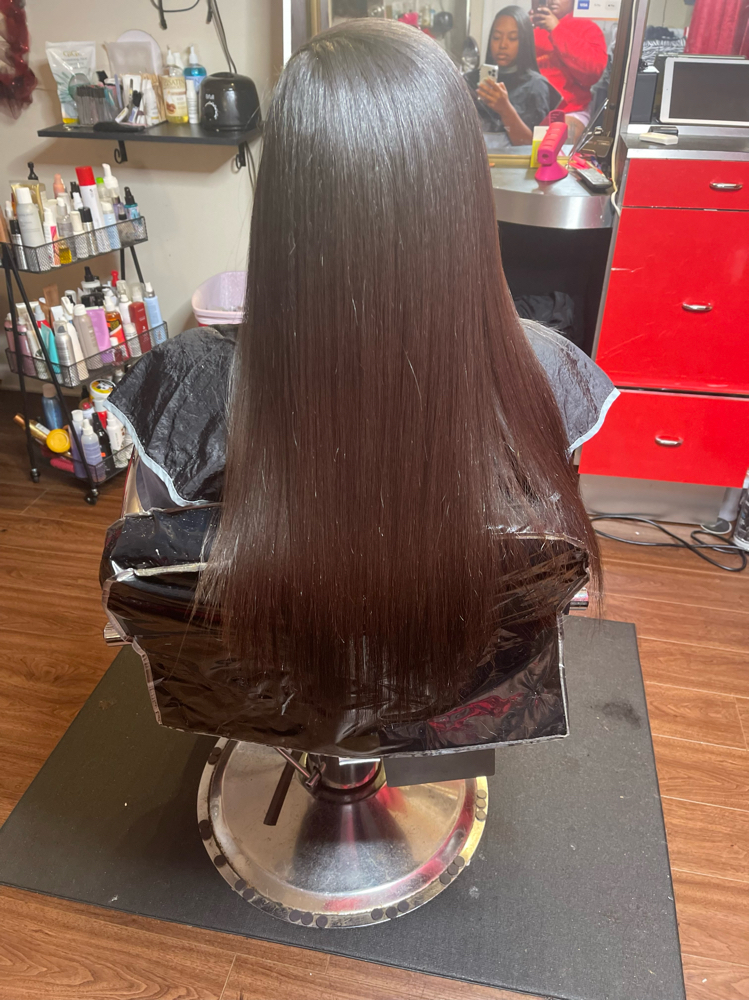 Keratin Treatment at Crowned in Anderson, SC
