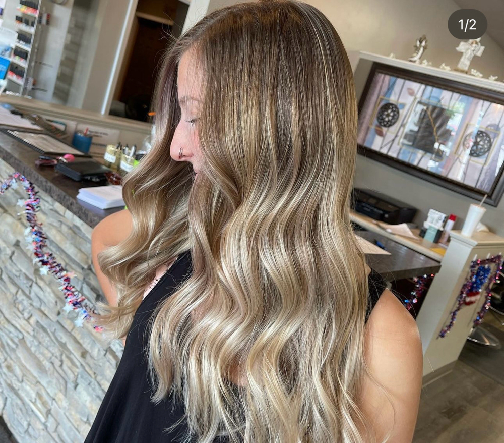 Full Balayage & Toner