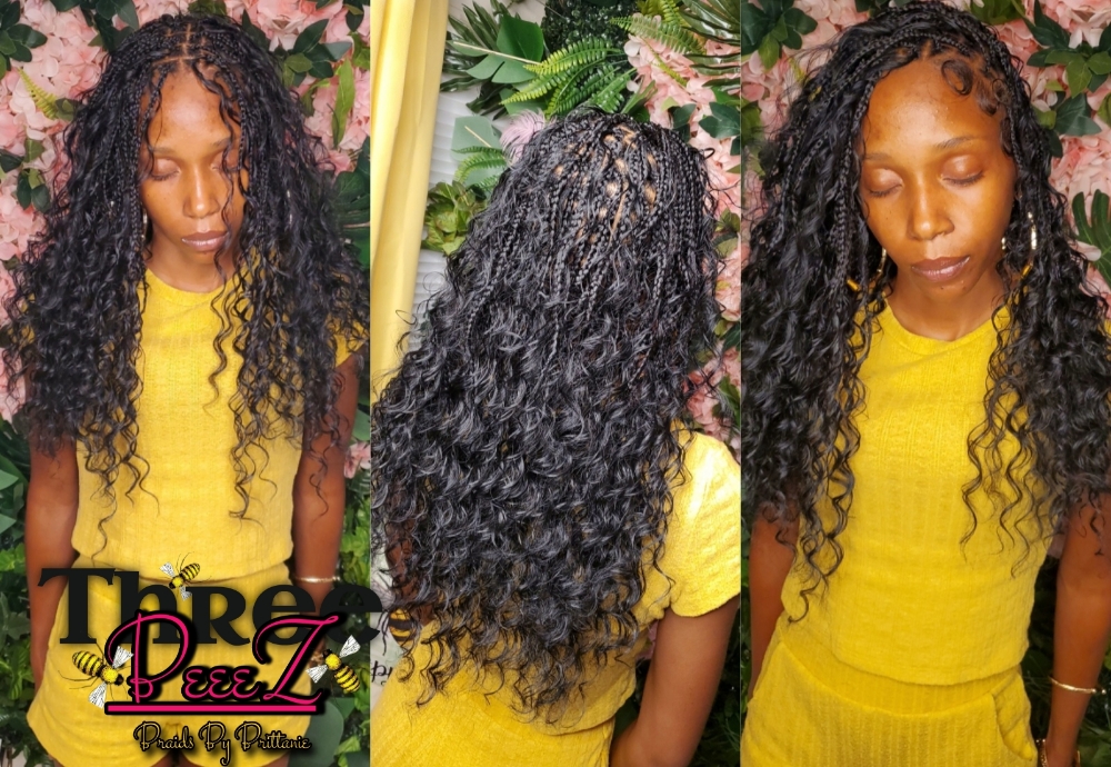 Bohemian Micro Knotless Braids