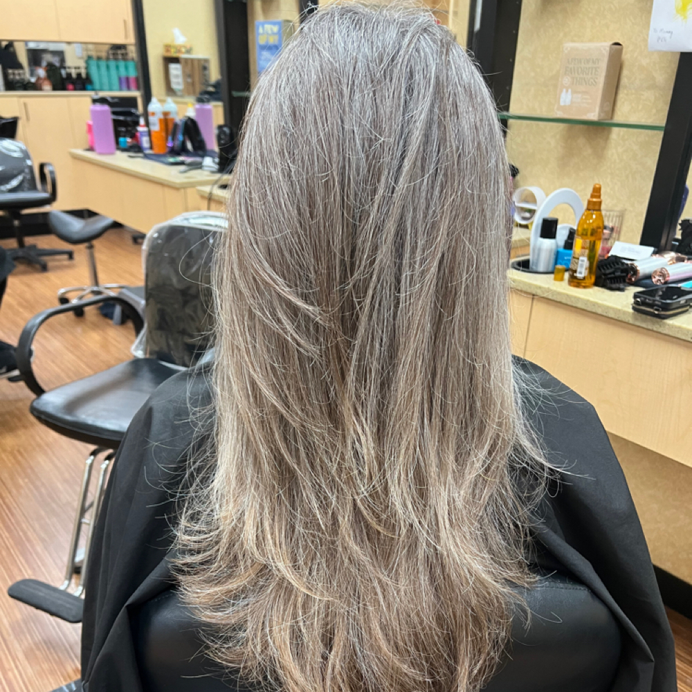 Custom Cut With Spray Bottle at Ayer’s Beauty Salon PLLC in Alburgh, VT